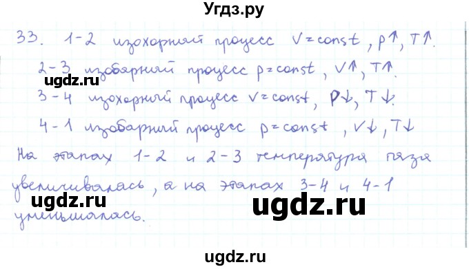ГДЗ (Решебник) по физике 10 класс Генденштейн Л.Э. / параграф 26 номер / 33