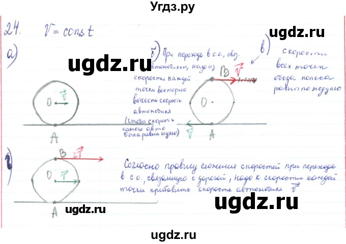 ГДЗ (Решебник) по физике 10 класс Генденштейн Л.Э. / параграф 5 номер / 24