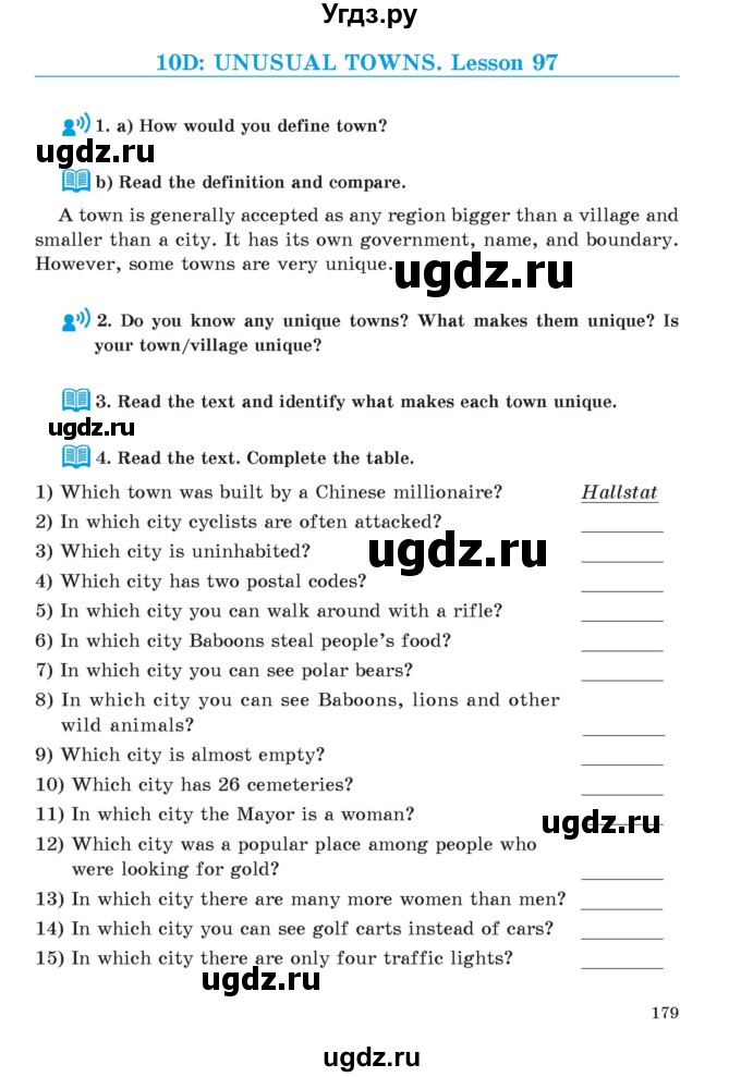 ГДЗ (Учебник) по английскому языку 5 класс Абдышева Ч.А. / страница номер / 179
