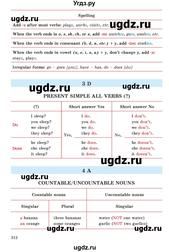ГДЗ (Учебник) по английскому языку 5 класс Абдышева Ч.А. / страница номер / 312