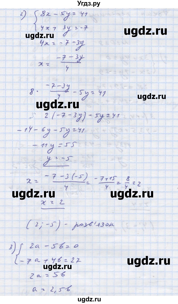 ГДЗ (Решебник) по алгебре 7 класс Истер О.С. / вправа номер / 1038(продолжение 2)
