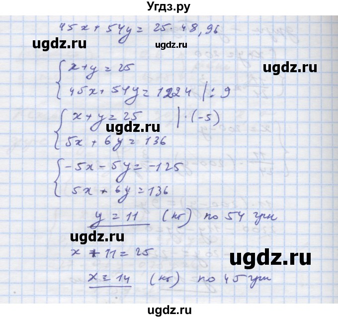 ГДЗ (Решебник) по алгебре 7 класс Истер О.С. / вправа номер / 1100(продолжение 2)