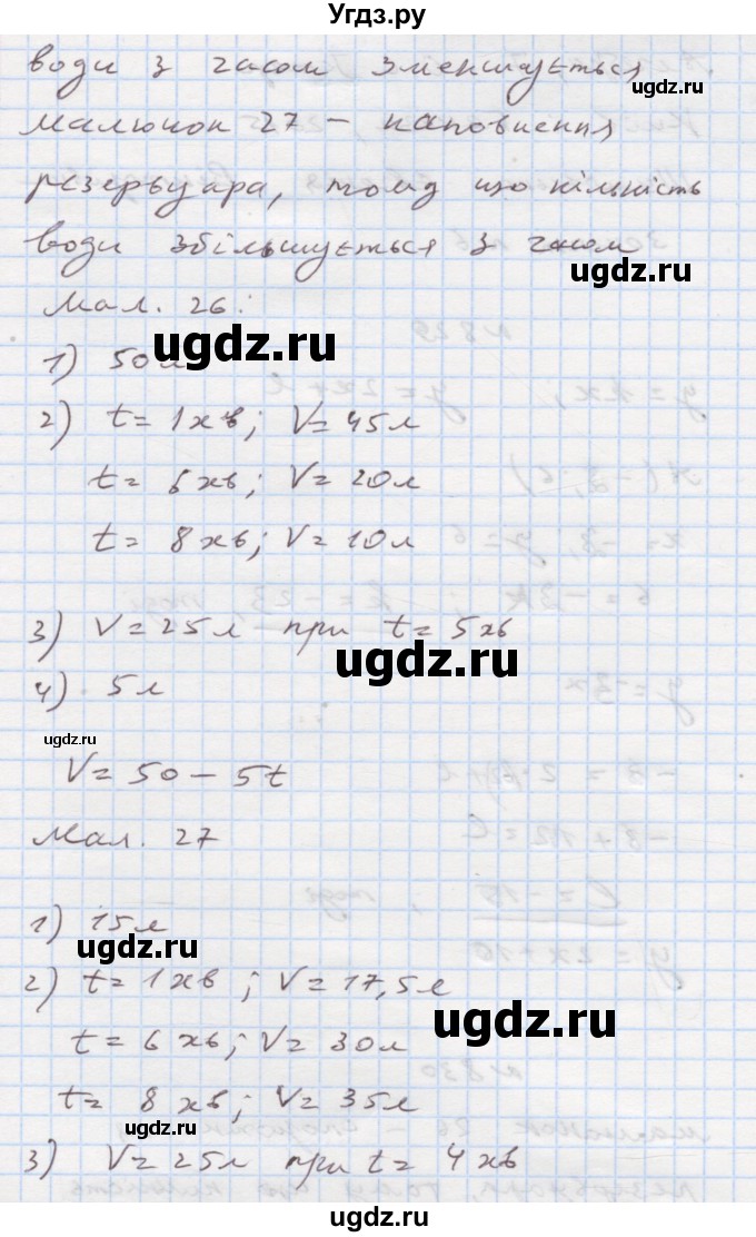 ГДЗ (Решебник) по алгебре 7 класс Истер О.С. / вправа номер / 830(продолжение 2)