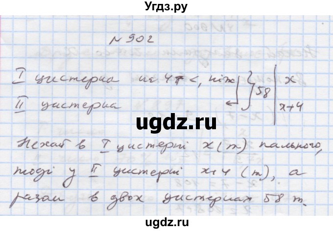 ГДЗ (Решебник) по алгебре 7 класс Истер О.С. / вправа номер / 902