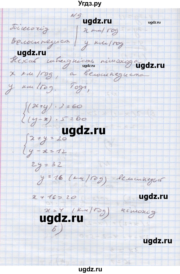 ГДЗ (Решебник) по алгебре 7 класс Истер О.С. / самостійна робота номер / 5(продолжение 5)