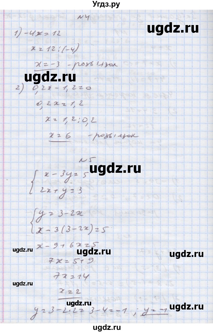 ГДЗ (Решебник) по алгебре 7 класс Истер О.С. / перевірка знань номер / §22-§30(продолжение 2)