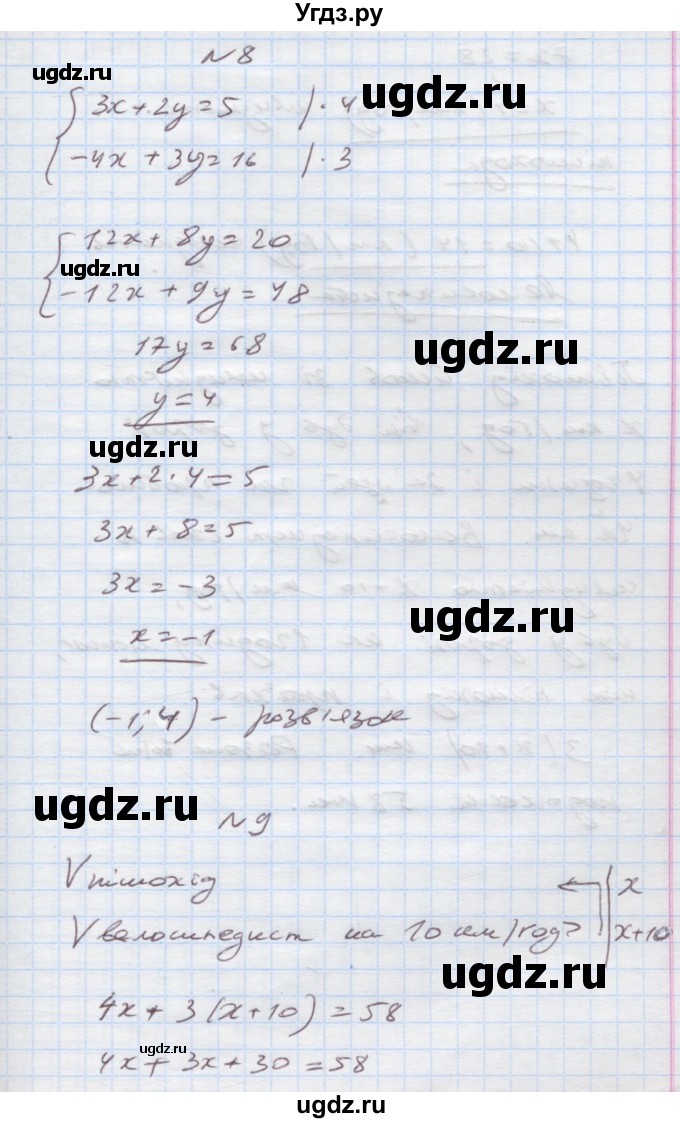 ГДЗ (Решебник) по алгебре 7 класс Истер О.С. / перевірка знань номер / Завдання за курс 7 класу(продолжение 4)