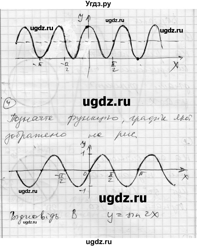 ГДЗ (Решебник) по алгебре 10 класс (комплексная тетрадь для контроля знаний) Скляренко О.В. / страница номер / 9(продолжение 4)