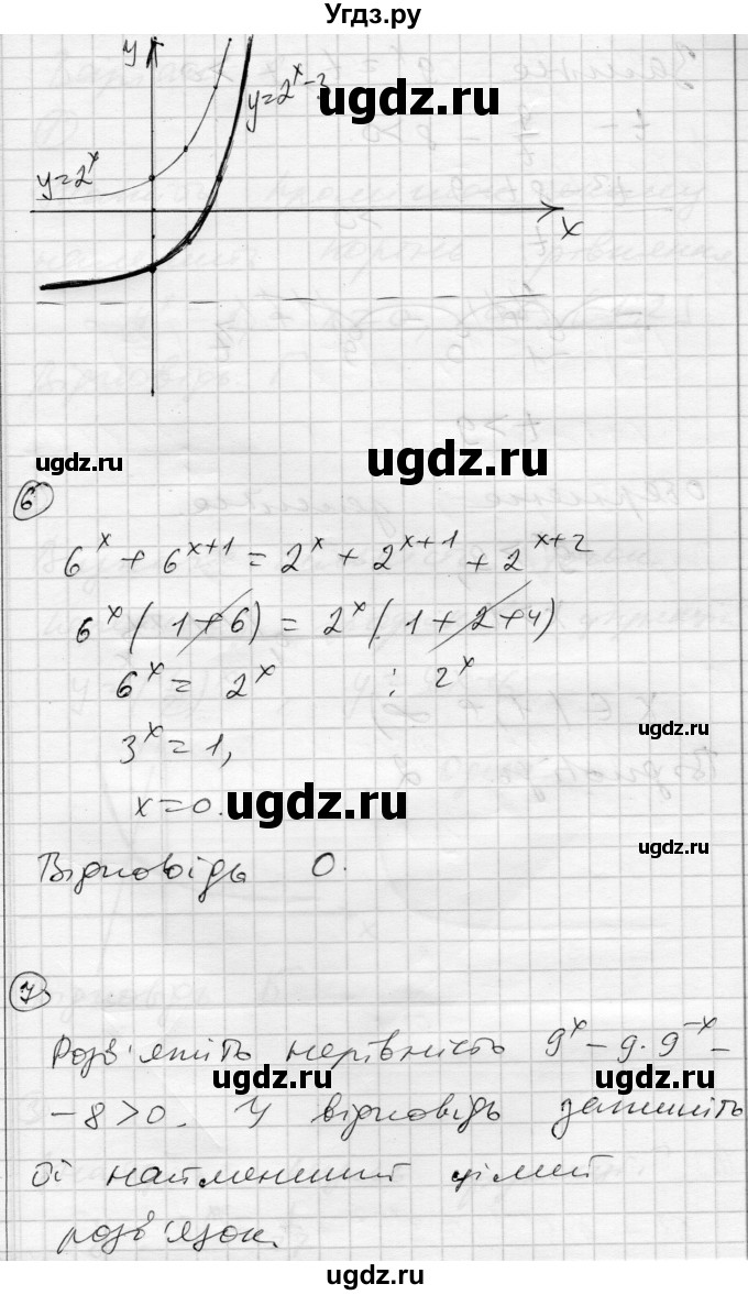 ГДЗ (Решебник) по алгебре 11 класс (комплексная тетрадь для контроля знаний) Зинченко О.Г. / страница номер / 18(продолжение 2)