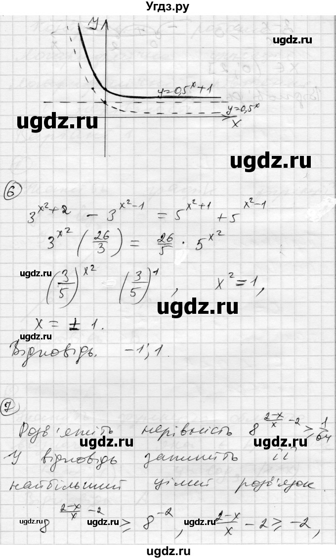 ГДЗ (Решебник) по алгебре 11 класс (комплексная тетрадь для контроля знаний) Зинченко О.Г. / страница номер / 20(продолжение 4)