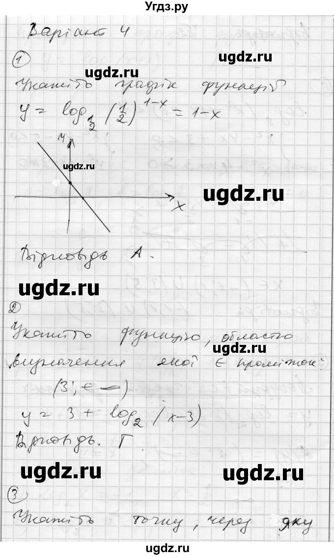 ГДЗ (Решебник) по алгебре 11 класс (комплексная тетрадь для контроля знаний) Зинченко О.Г. / страница номер / 23(продолжение 3)