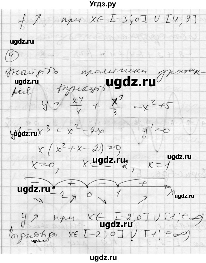 ГДЗ (Решебник) по алгебре 11 класс (комплексная тетрадь для контроля знаний) Зинченко О.Г. / страница номер / 29(продолжение 3)