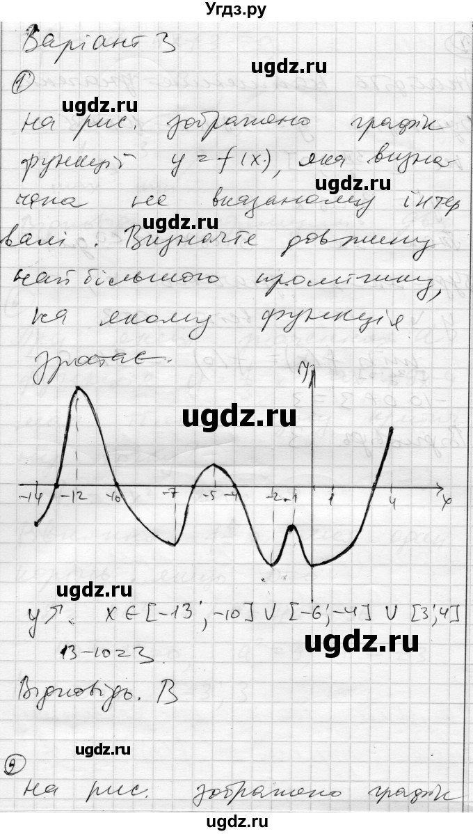 ГДЗ (Решебник) по алгебре 11 класс (комплексная тетрадь для контроля знаний) Зинченко О.Г. / страница номер / 31
