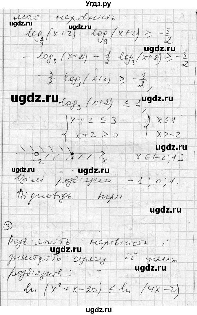 ГДЗ (Решебник) по алгебре 11 класс (комплексная тетрадь для контроля знаний) Зинченко О.Г. / страница номер / 18(продолжение 5)