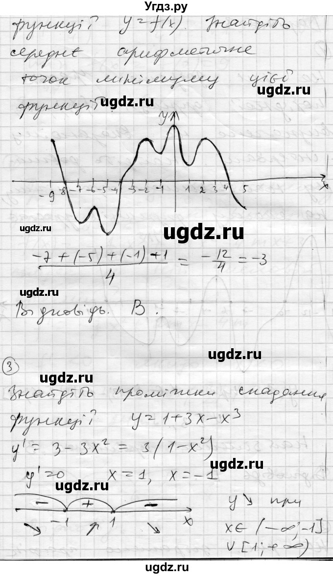 ГДЗ (Решебник) по алгебре 11 класс (комплексная тетрадь для контроля знаний) Зинченко О.Г. / страница номер / 35(продолжение 2)
