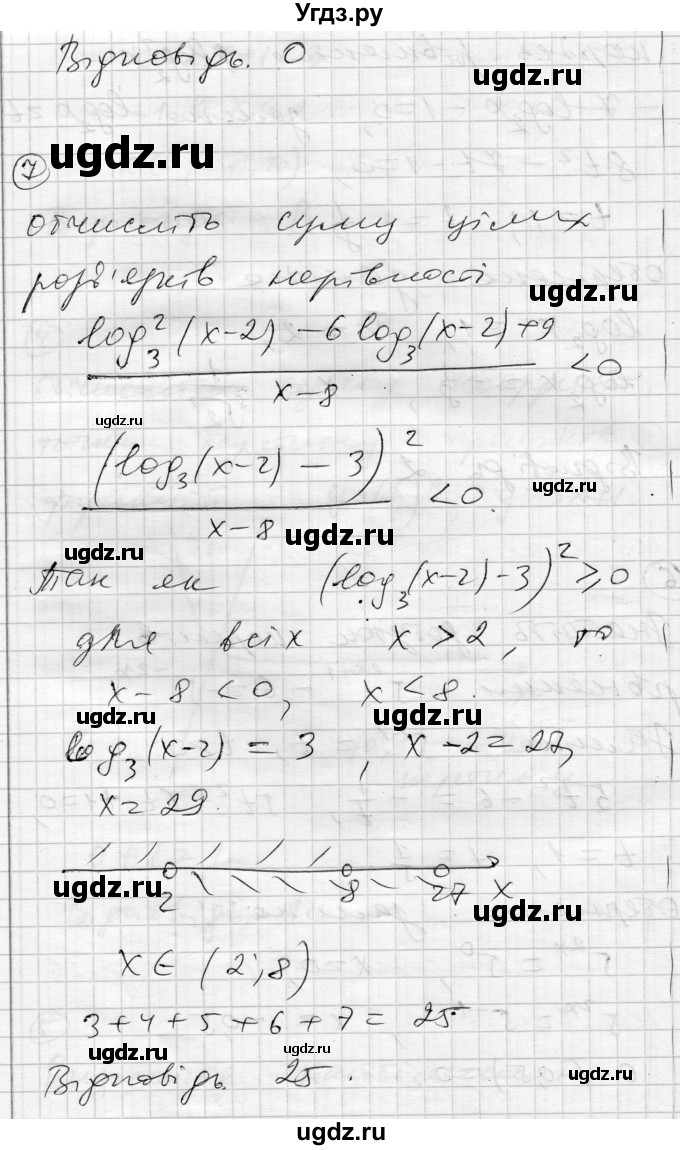 ГДЗ (Решебник) по алгебре 11 класс (комплексная тетрадь для контроля знаний) Зинченко О.Г. / страница номер / 40(продолжение 4)