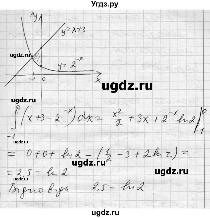 ГДЗ (Решебник) по алгебре 11 класс (комплексная тетрадь для контроля знаний) Зинченко О.Г. / страница номер / 48(продолжение 5)