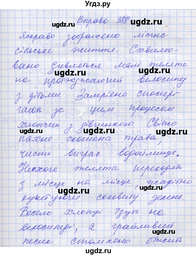 ГДЗ (Решебник) по украинскому языку 7 класс Заболотний О.В. / вправа номер / 388