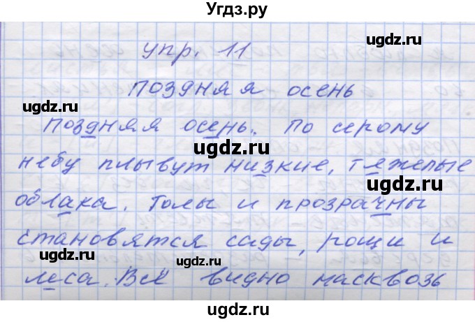 ГДЗ (Решебник) по русскому языку 7 класс Коновалова М.В. / упражнение номер / 11