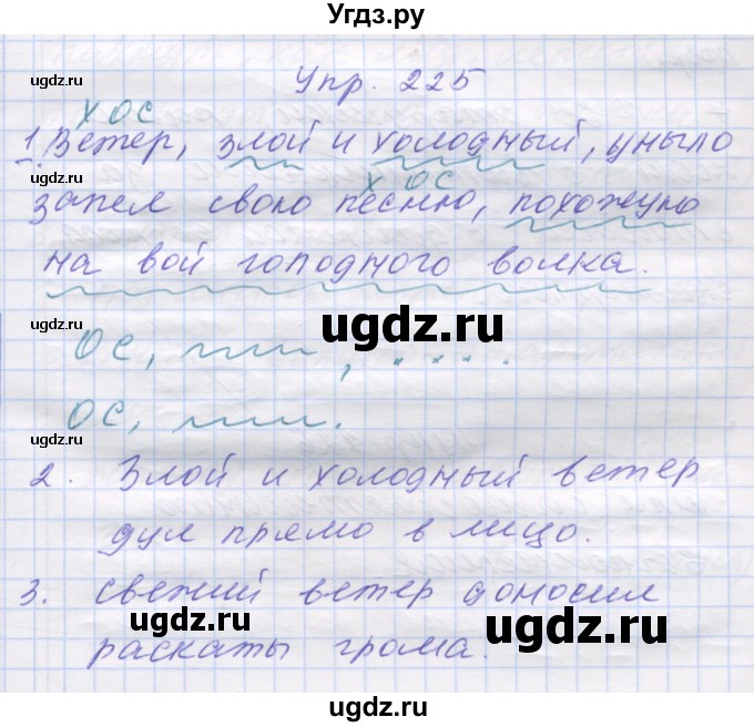 ГДЗ (Решебник) по русскому языку 7 класс Коновалова М.В. / упражнение номер / 225