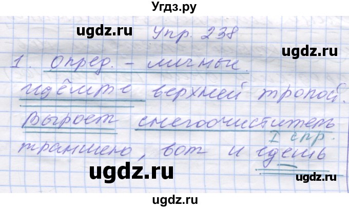 ГДЗ (Решебник) по русскому языку 7 класс Коновалова М.В. / упражнение номер / 238