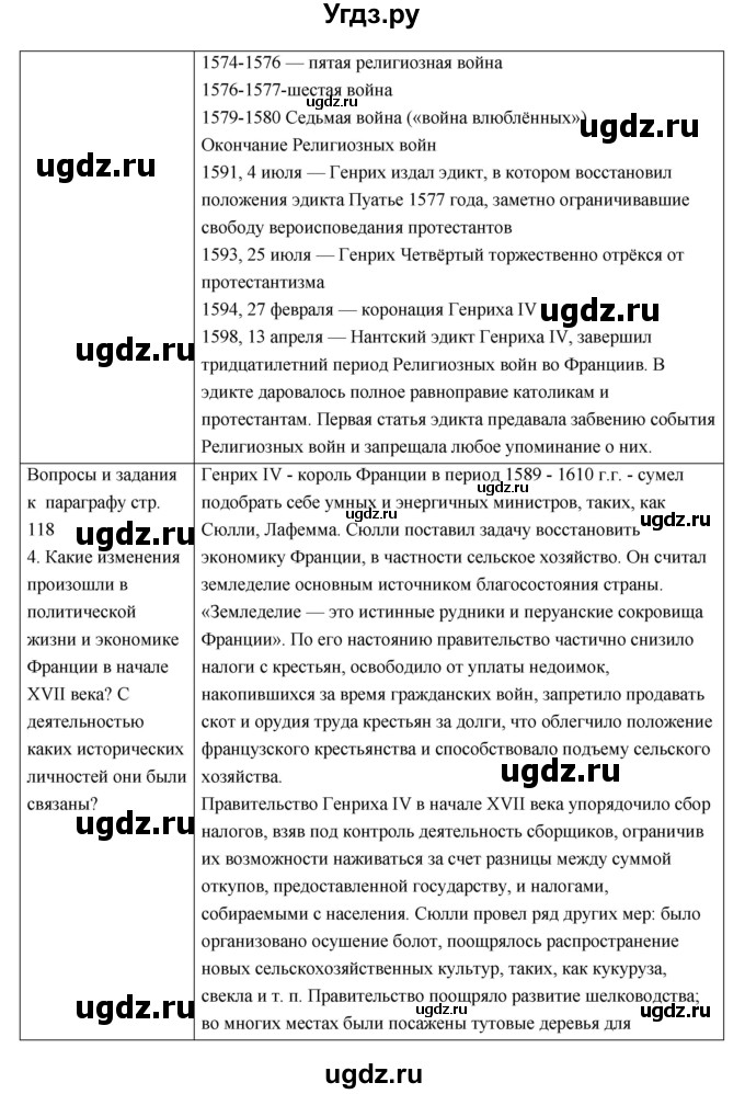 ГДЗ (Решебник) по истории 7 класс О.В. Дмитриева / параграф номер / 13(продолжение 7)
