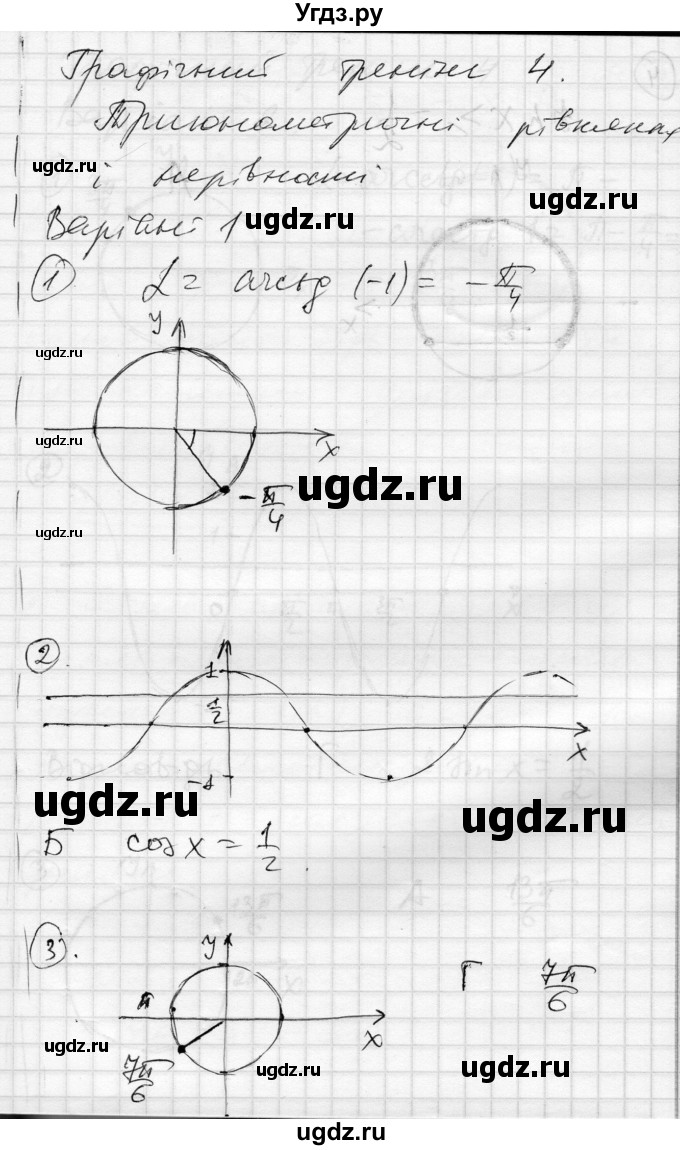 ГДЗ (Решебник) по алгебре 10 класс (комплексная тетрадь для контроля знаний) Скляренко О.В. / сторінка номер / 12