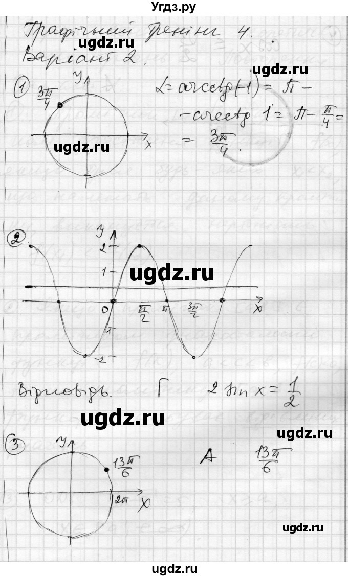 ГДЗ (Решебник) по алгебре 10 класс (комплексная тетрадь для контроля знаний) Скляренко О.В. / сторінка номер / 12(продолжение 3)