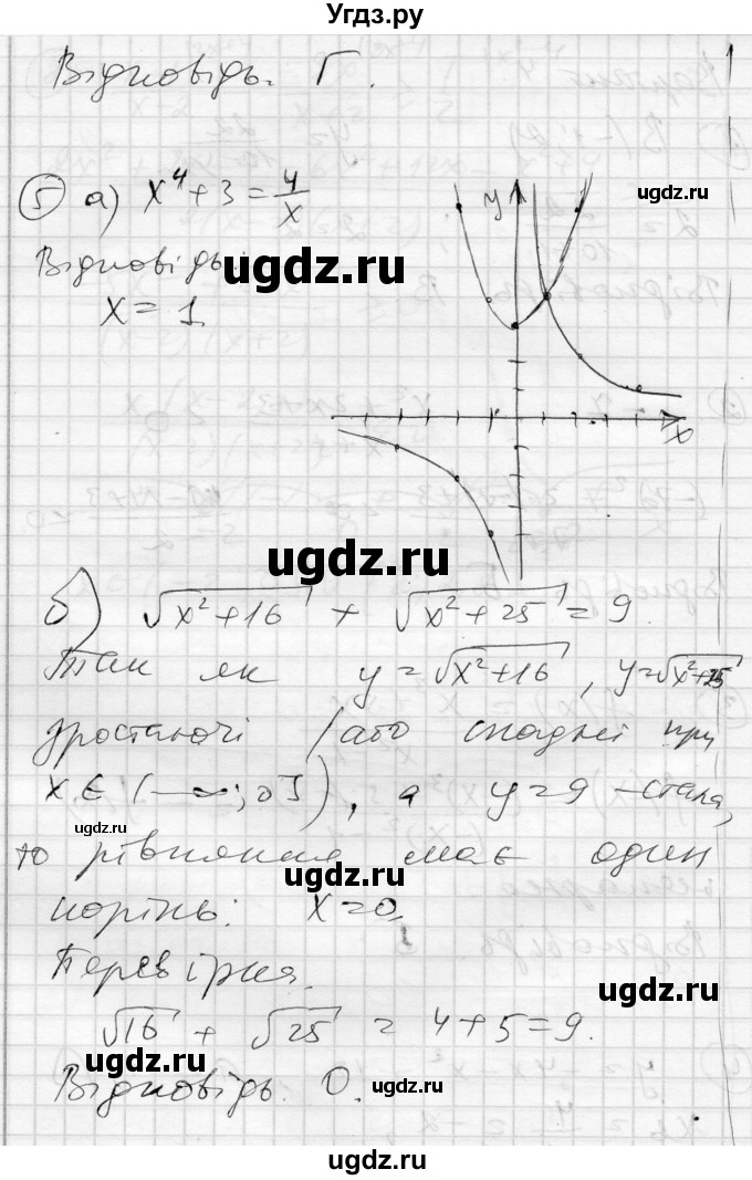 ГДЗ (Решебник) по алгебре 10 класс (комплексная тетрадь для контроля знаний) Скляренко О.В. / сторінка номер / 35(продолжение 4)