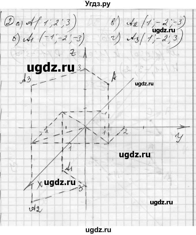 ГДЗ (Решебник) по геометрии 11 класс (комплексная тетрадь для контроля знаний) Роганин О.М. / сторінка номер / 4(продолжение 3)