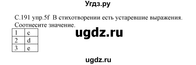 ГДЗ (Решебник) по немецкому языку 8 класс Будько А.Ф. / страница номер / 191