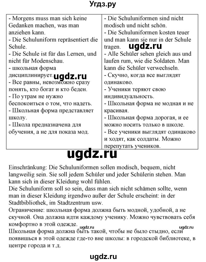 ГДЗ (Решебник) по немецкому языку 9 класс Будько А.Ф. / страница номер / 155(продолжение 3)