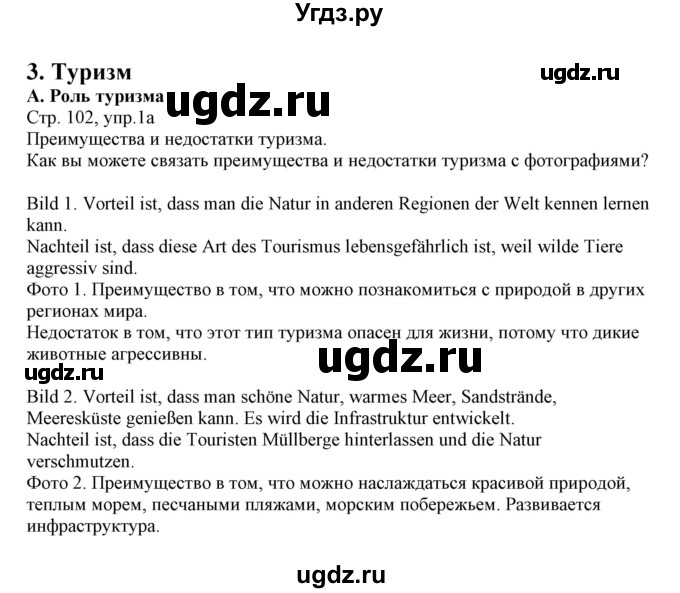 ГДЗ (Решебник) по немецкому языку 11 класс Будько А.Ф. / страница / 102-103