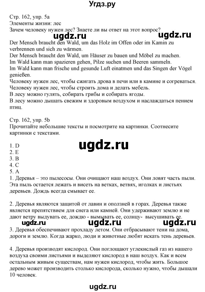 ГДЗ (Решебник) по немецкому языку 11 класс Будько А.Ф. / страница / 162