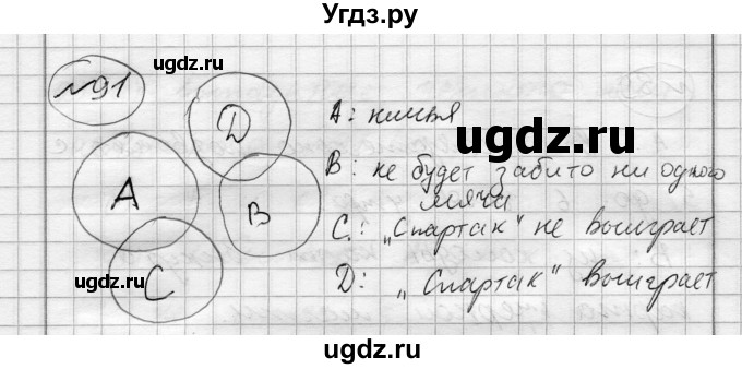 ГДЗ (Решебник) по алгебре 7 класс Бунимович Е.А. / упражнение номер / 91