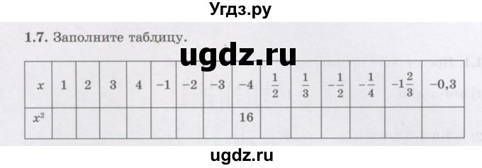 ГДЗ (Учебник) по алгебре 7 класс Шыныбеков А.Н. / раздел 1 / 1.7