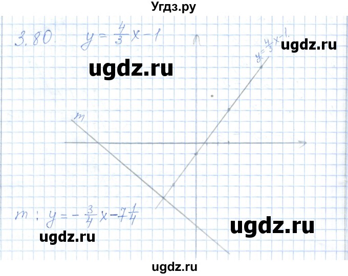 ГДЗ (Решебник) по алгебре 7 класс Шыныбеков А.Н. / раздел 3 / 3.80
