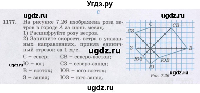 ГДЗ (Учебник) по математике 6 класс Алдамуратова Т.А. / упражнение номер / 1177