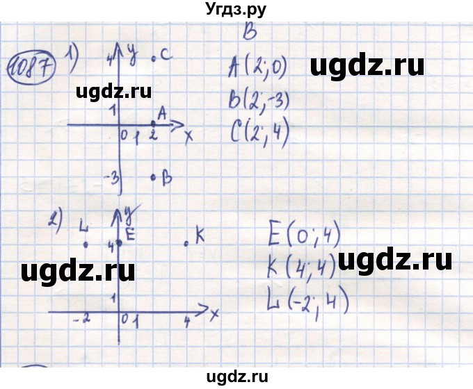 ГДЗ (Решебник) по математике 6 класс Алдамуратова Т.А. / упражнение номер / 1087