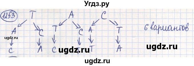 ГДЗ (Решебник) по математике 6 класс Алдамуратова Т.А. / упражнение номер / 1253