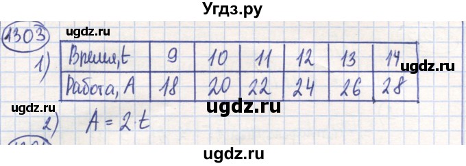 ГДЗ (Решебник) по математике 6 класс Алдамуратова Т.А. / упражнение номер / 1303