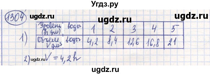 ГДЗ (Решебник) по математике 6 класс Алдамуратова Т.А. / упражнение номер / 1304
