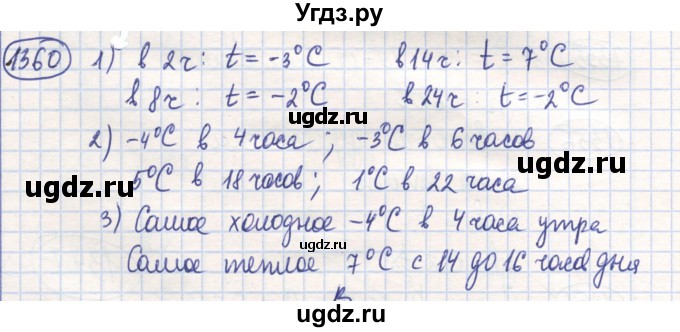 ГДЗ (Решебник) по математике 6 класс Алдамуратова Т.А. / упражнение номер / 1360
