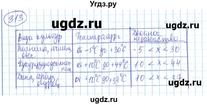 ГДЗ (Решебник) по математике 6 класс Алдамуратова Т.А. / упражнение номер / 313