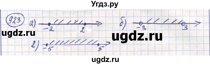 ГДЗ (Решебник) по математике 6 класс Алдамуратова Т.А. / упражнение номер / 923