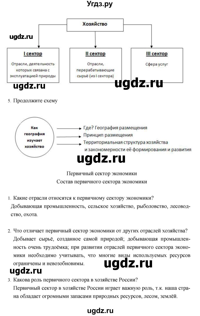 ГДЗ (Решебник) по географии 8 класс (рабочая тетрадь) Баринова И.И. / страница / 103–110(продолжение 2)