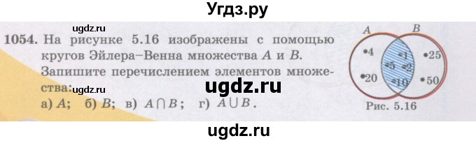 ГДЗ (Учебники) по математике 5 класс Алдамуратова Т.А. / упражнение / 1054