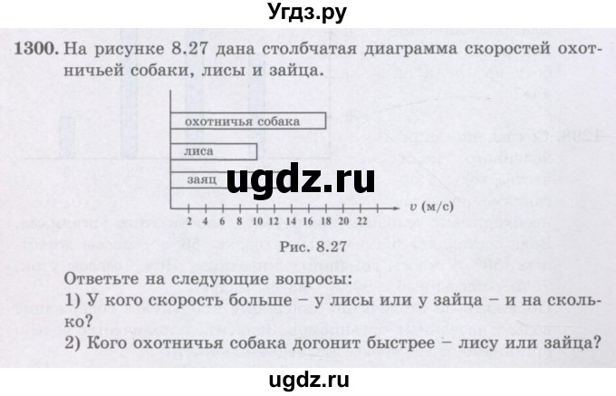 ГДЗ (Учебники) по математике 5 класс Алдамуратова Т.А. / упражнение / 1300