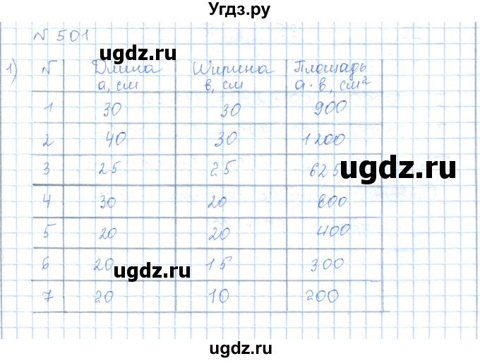 ГДЗ (Решебник) по математике 5 класс Абылкасымова А.Е. / упражнение / 501