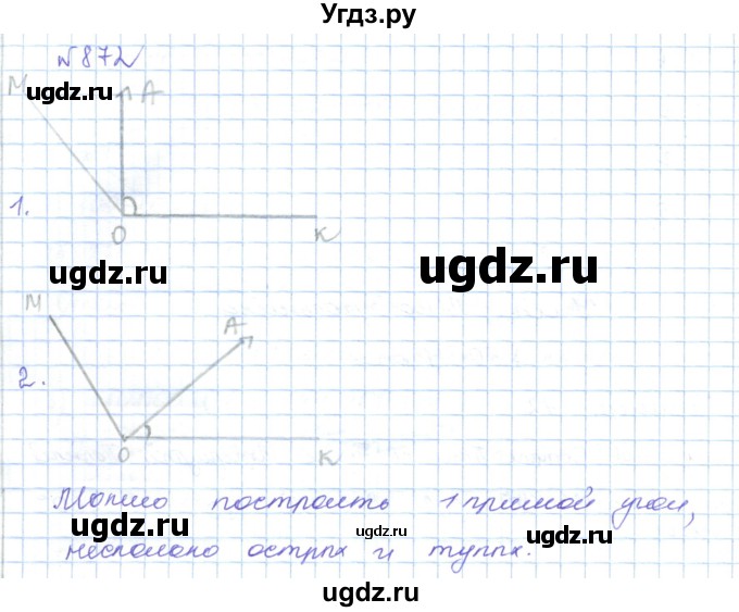 ГДЗ (Решебник) по математике 5 класс Абылкасымова А.Е. / упражнение / 872